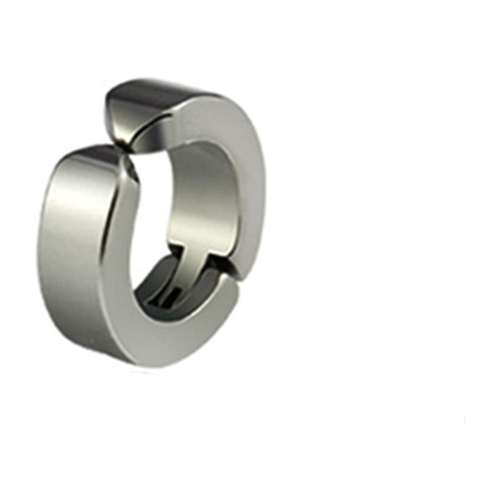 Titanium huggie hoop earrings, G23 implant grade, Waterproof jewelry – for  rebel skin